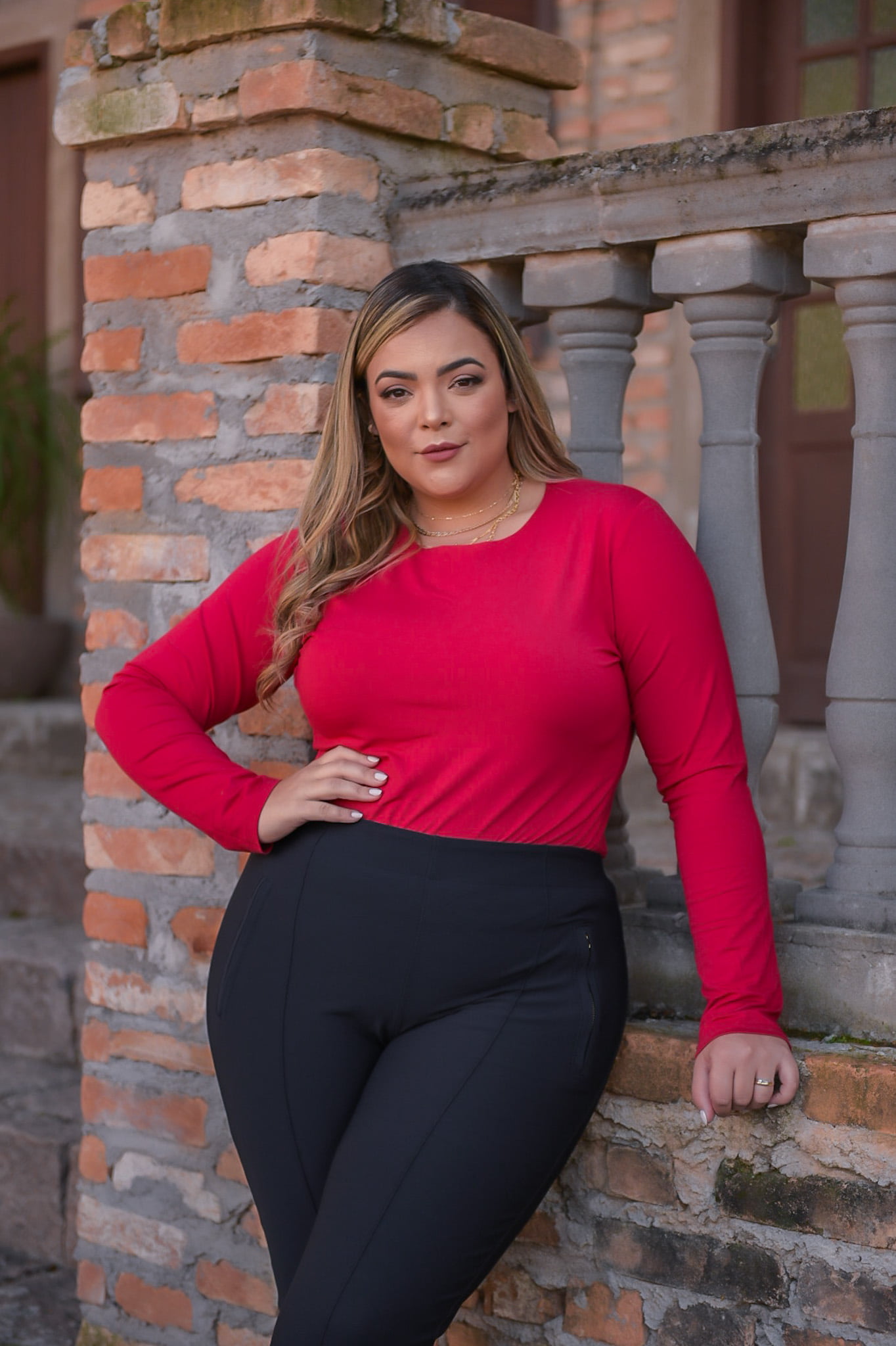 blusas básicas plus size