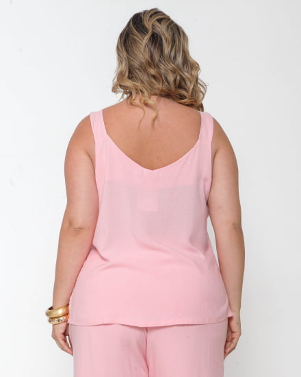 REGATA VISCOLINHO ROSA