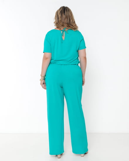 MACACÃO VISCOLYCRA VERDE TURQUESA