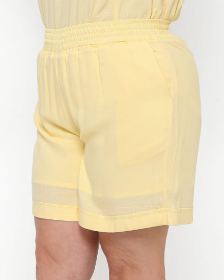 SHORT VISCOLINHO AMARELO