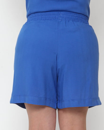 SHORT VISCOLINHO AZUL ROYAL